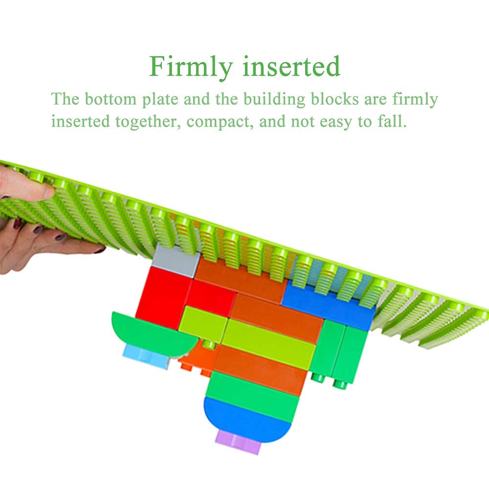 JNZong 6 Pack Classic Baseplates 10x10 – Multicolor, Compatible with Major Brands