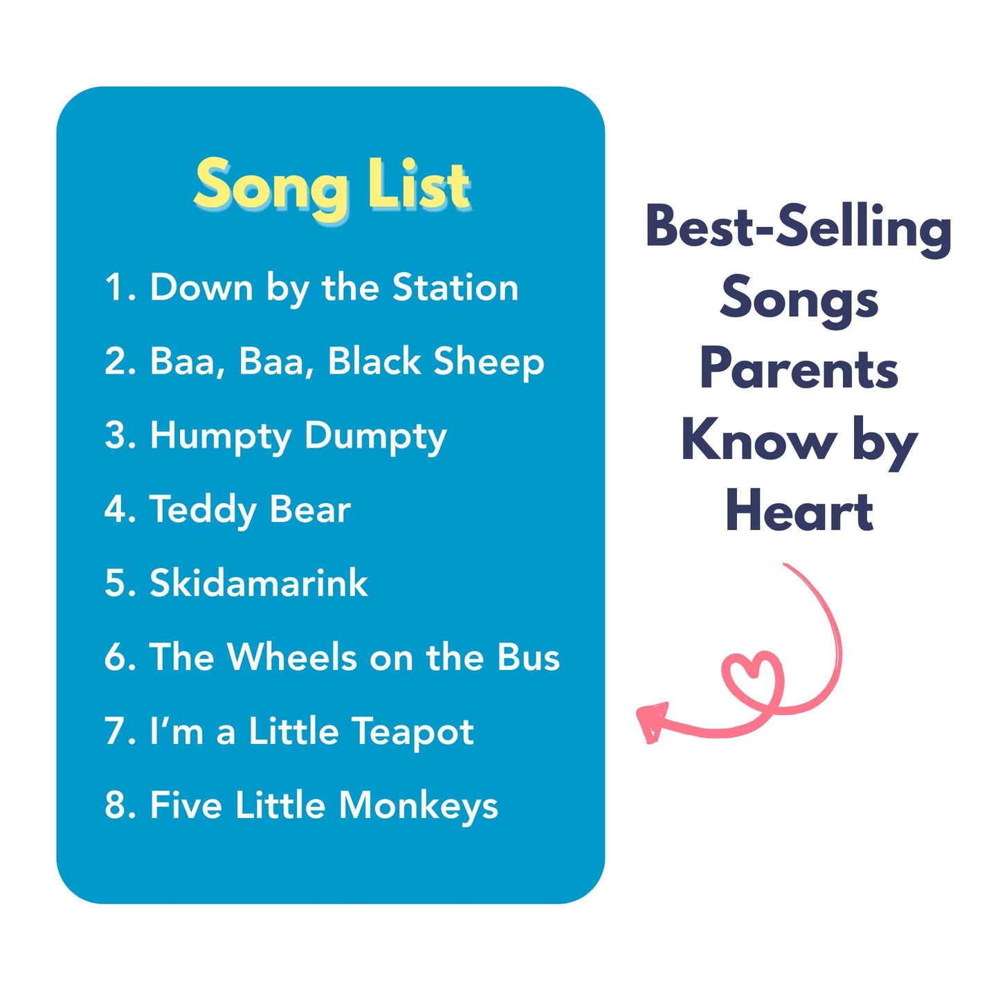 Joey Books: Press & Play Song Book with 8 Classic Nursery Rhymes