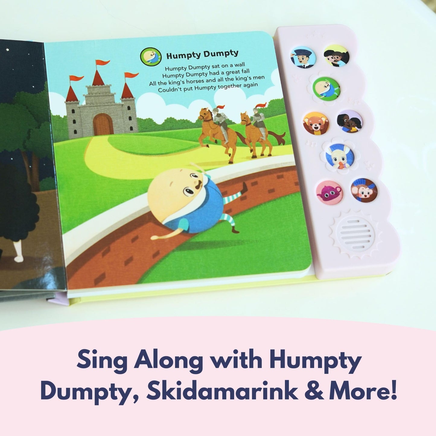 Joey Books: Press & Play Song Book with 8 Classic Nursery Rhymes