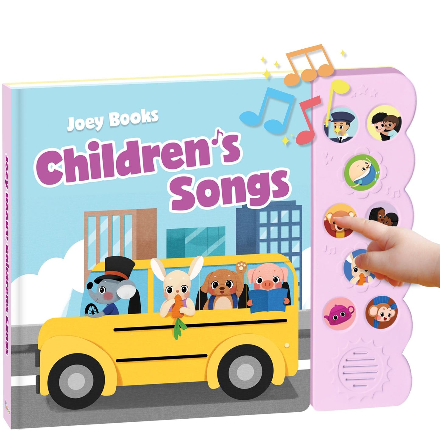 Joey Books: Press & Play Song Book with 8 Classic Nursery Rhymes