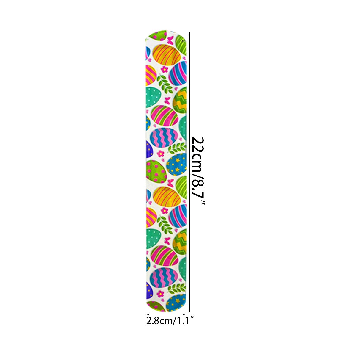 JoFAN Easter Slap Bracelets — 48Pcs Kids Toys, Party Favors & Easter Basket Stuffers