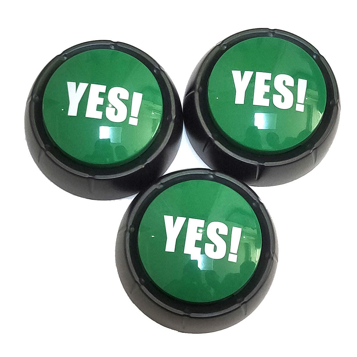 Joffreg YES Sound Button (Green) – Fun Yes Signal Gadget & Gag Gift