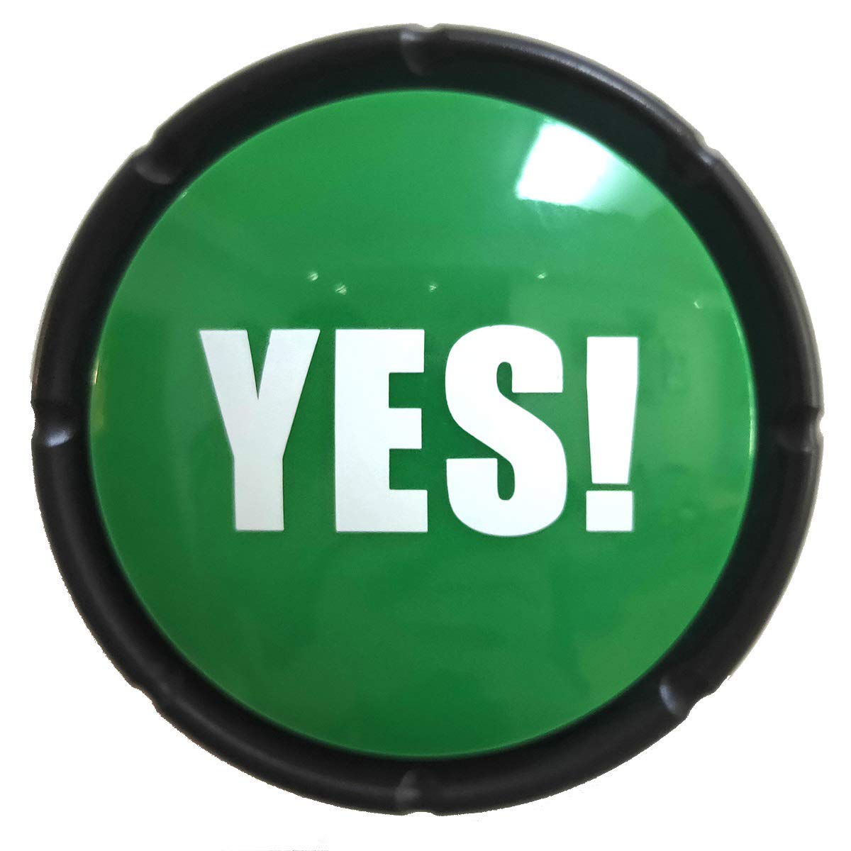 Joffreg YES Sound Button (Green) – Fun Yes Signal Gadget & Gag Gift