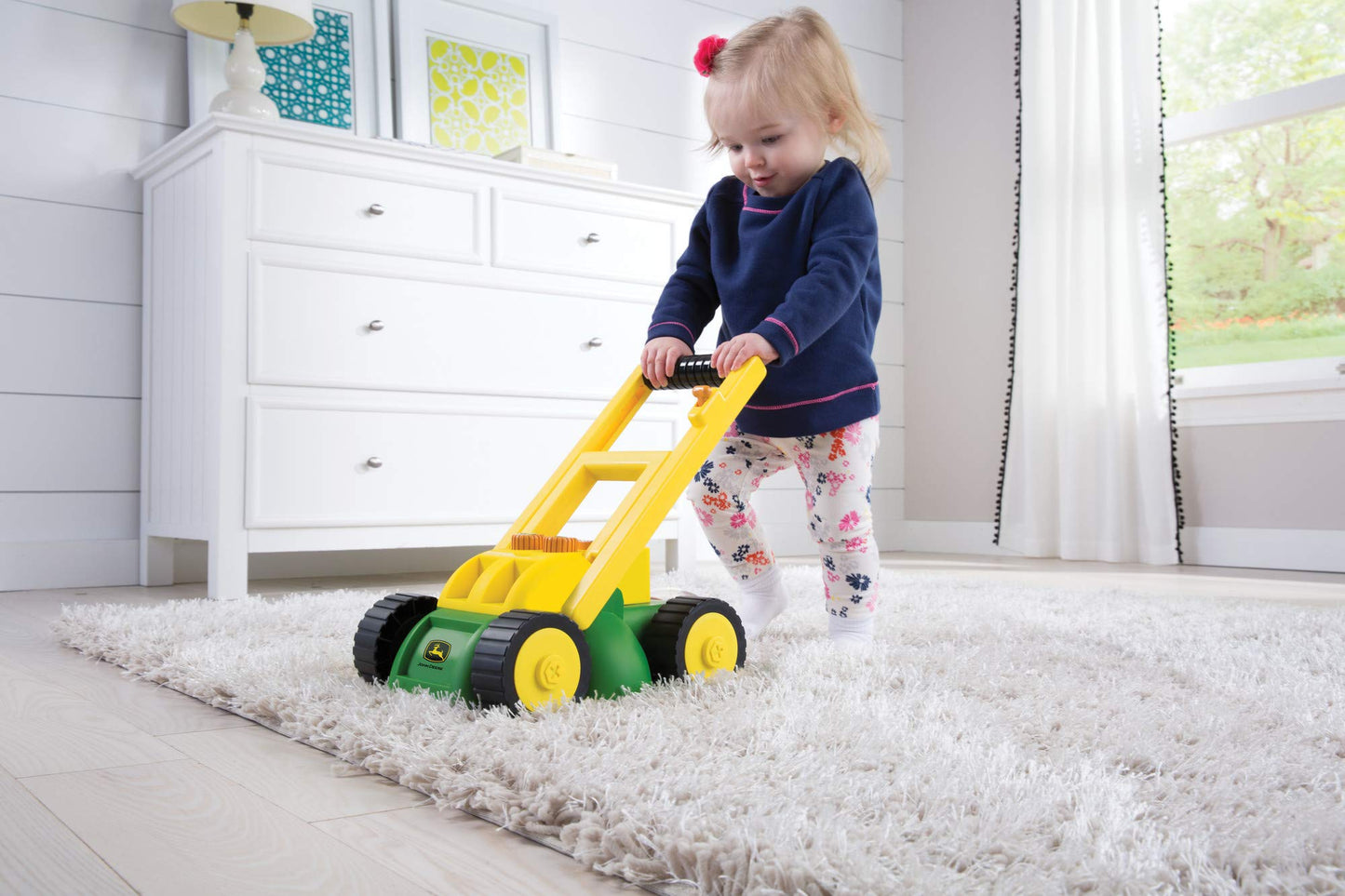Tomy John Deere Electronic Lawn Mower Toy for Kids – Interactive Sounds
