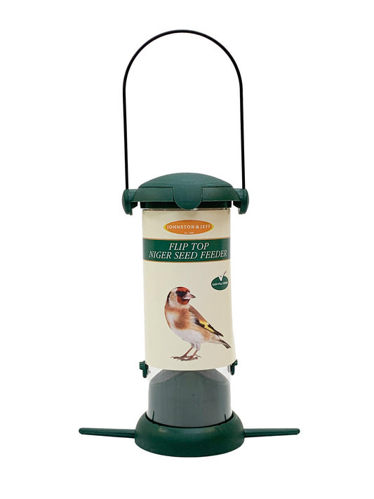 Johnston & Jeff Flip Top Niger Feeder 20cm