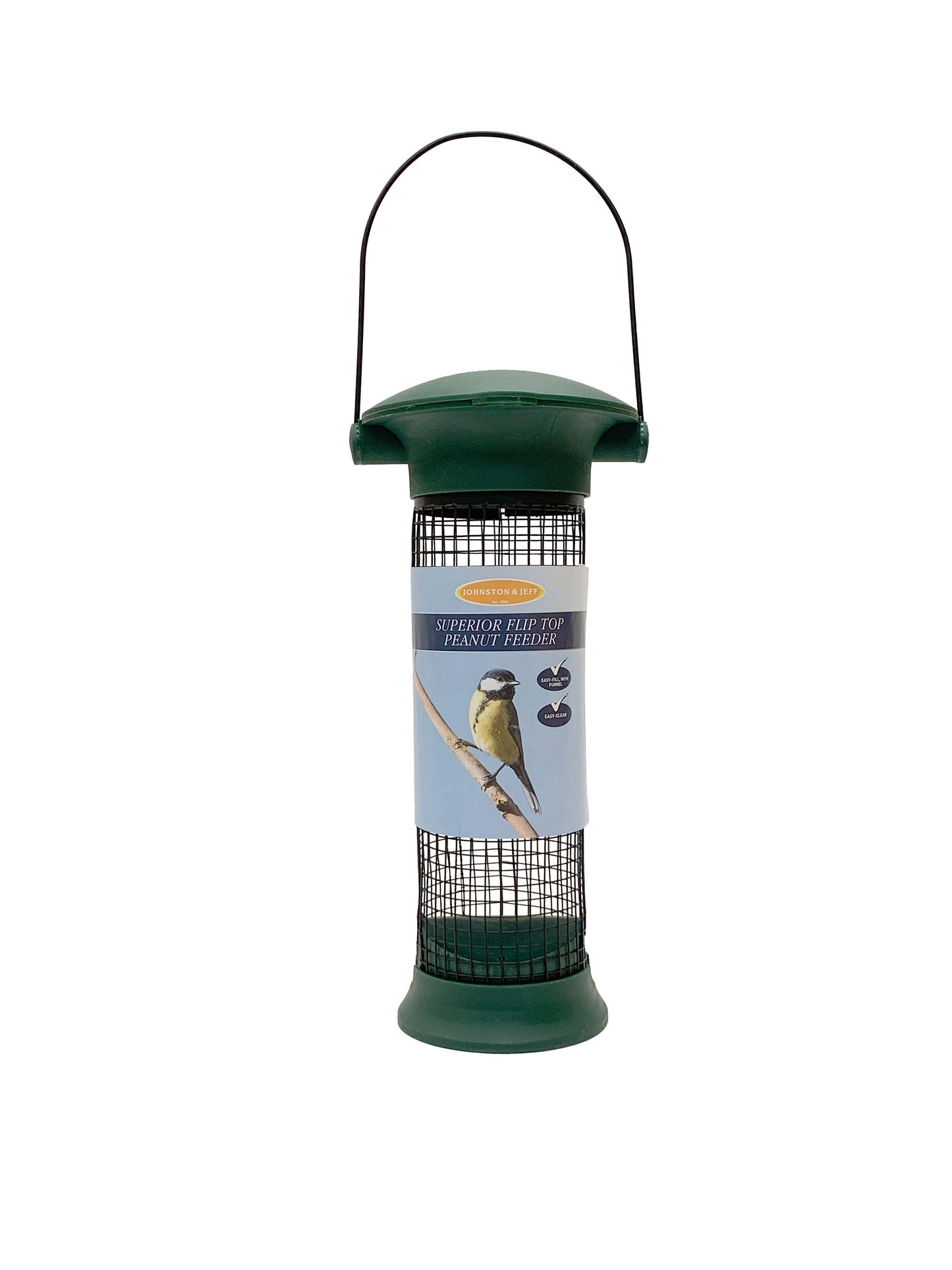 Johnston & Jeff Superior Flip Top Peanut Feeder 28cm