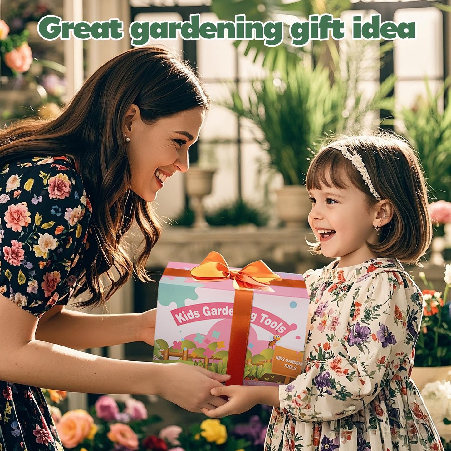 JOI MEW Kids Gardening Tools Set — Wooden-Handle Rake, Trowel & More
