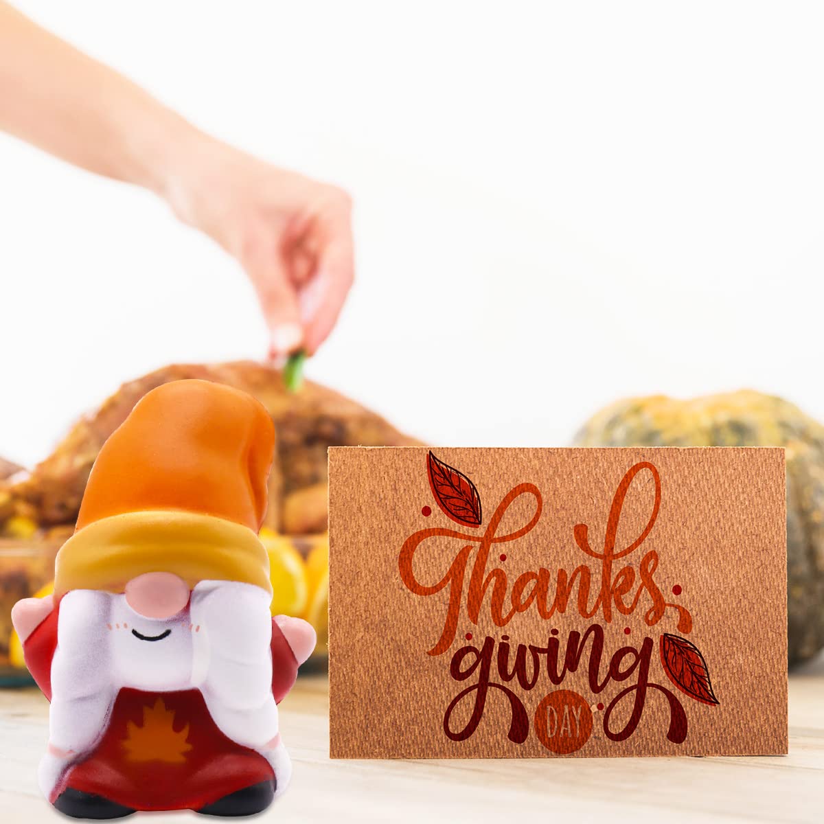 JOINBO Thanksgiving Gnomes Squishies – 6 Pack Kids' Stress Relief Toys