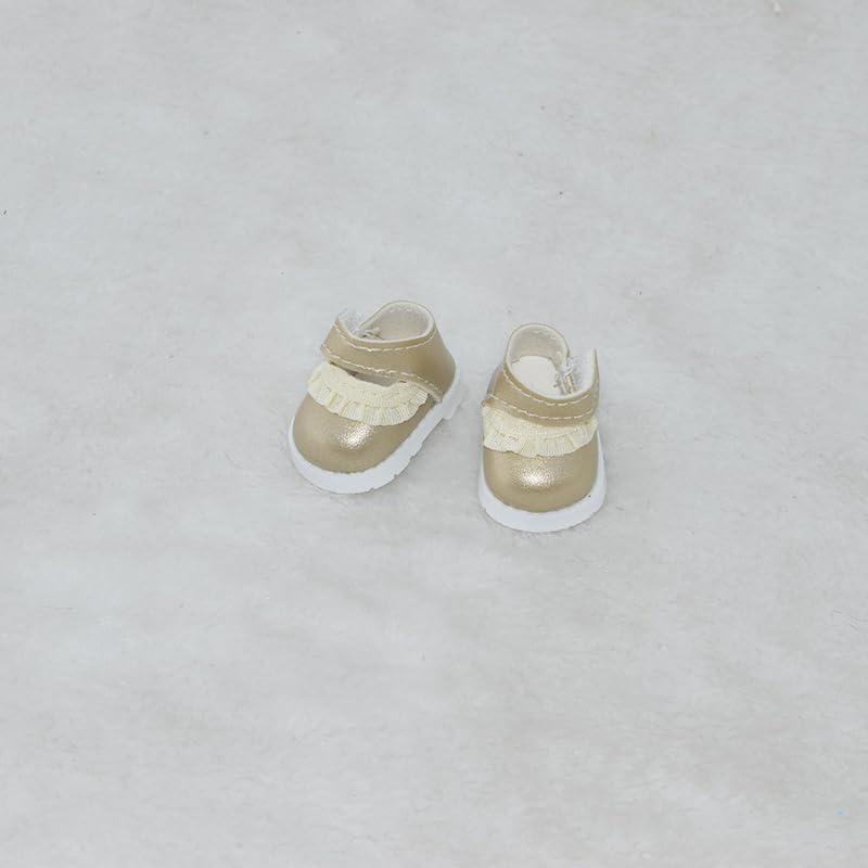 Jojedomo HB-Gold Labubu 17cm Doll Shoes – Compatible Labubu Accessories