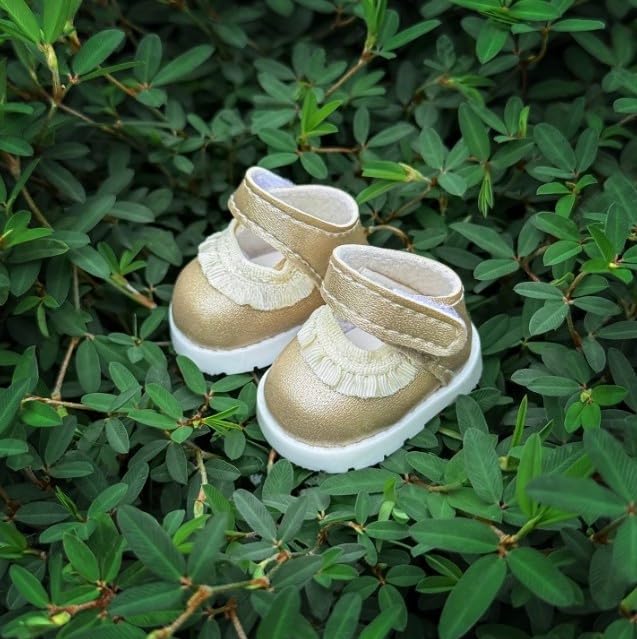 Jojedomo HB-Gold Labubu 17cm Doll Shoes – Compatible Labubu Accessories