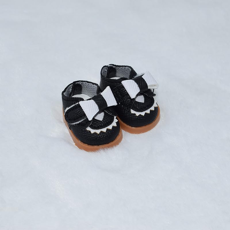 Jojedomo Compatible Labubu Doll Shoes for 17cm Dolls – GZB-Black