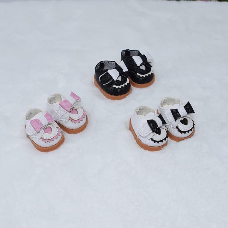 Jojedomo Compatible Labubu Doll Shoes for 17cm Dolls – GZB-Black