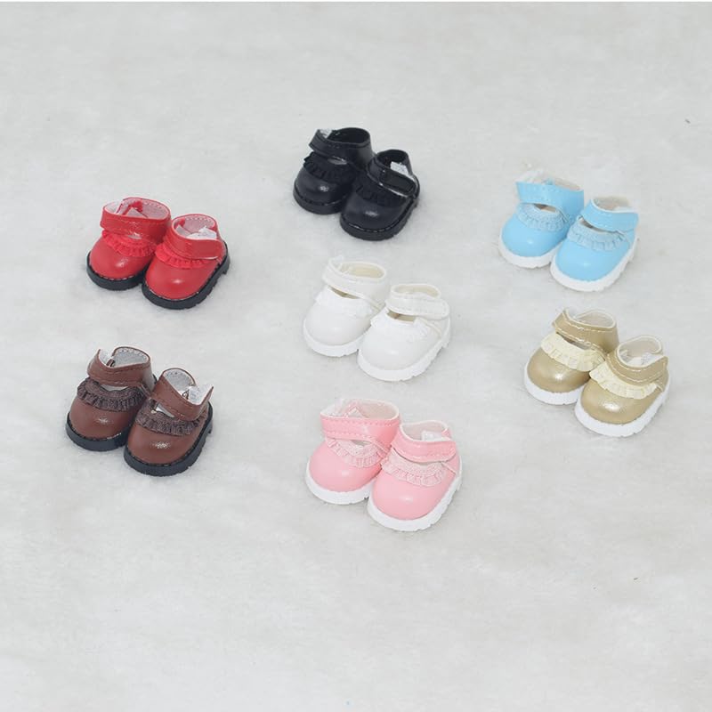 Jojedomo HB-Gold Labubu 17cm Doll Shoes – Compatible Labubu Accessories