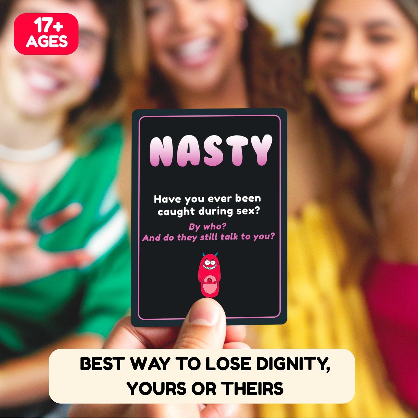 JOKABLY Slap of Shame – Slapjack-Style Party Card Game for Adults | 2+ Players | 52 Cards