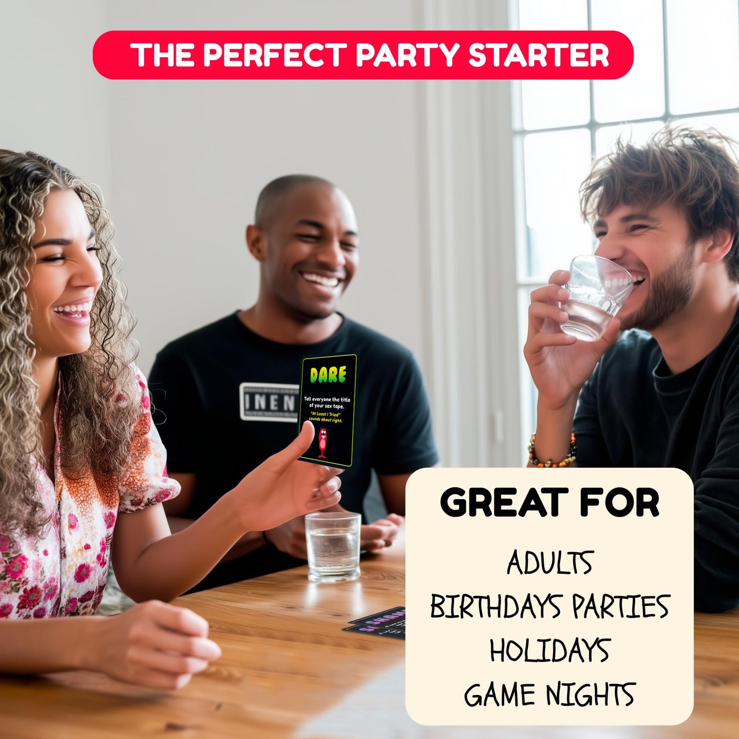 JOKABLY Slap of Shame – Slapjack-Style Party Card Game for Adults | 2+ Players | 52 Cards