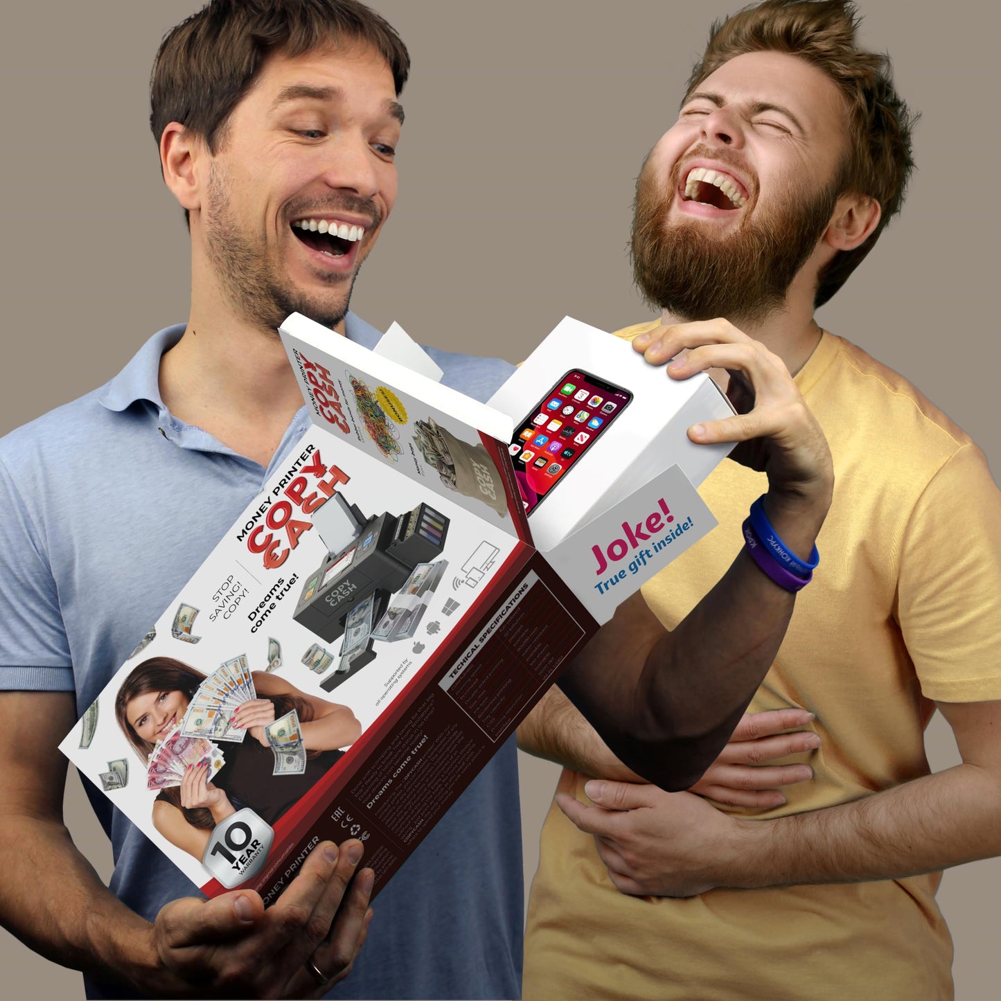 Jokebox CopyCash Prank Gift Box – Hilarious Empty Gift Box for Real Presents