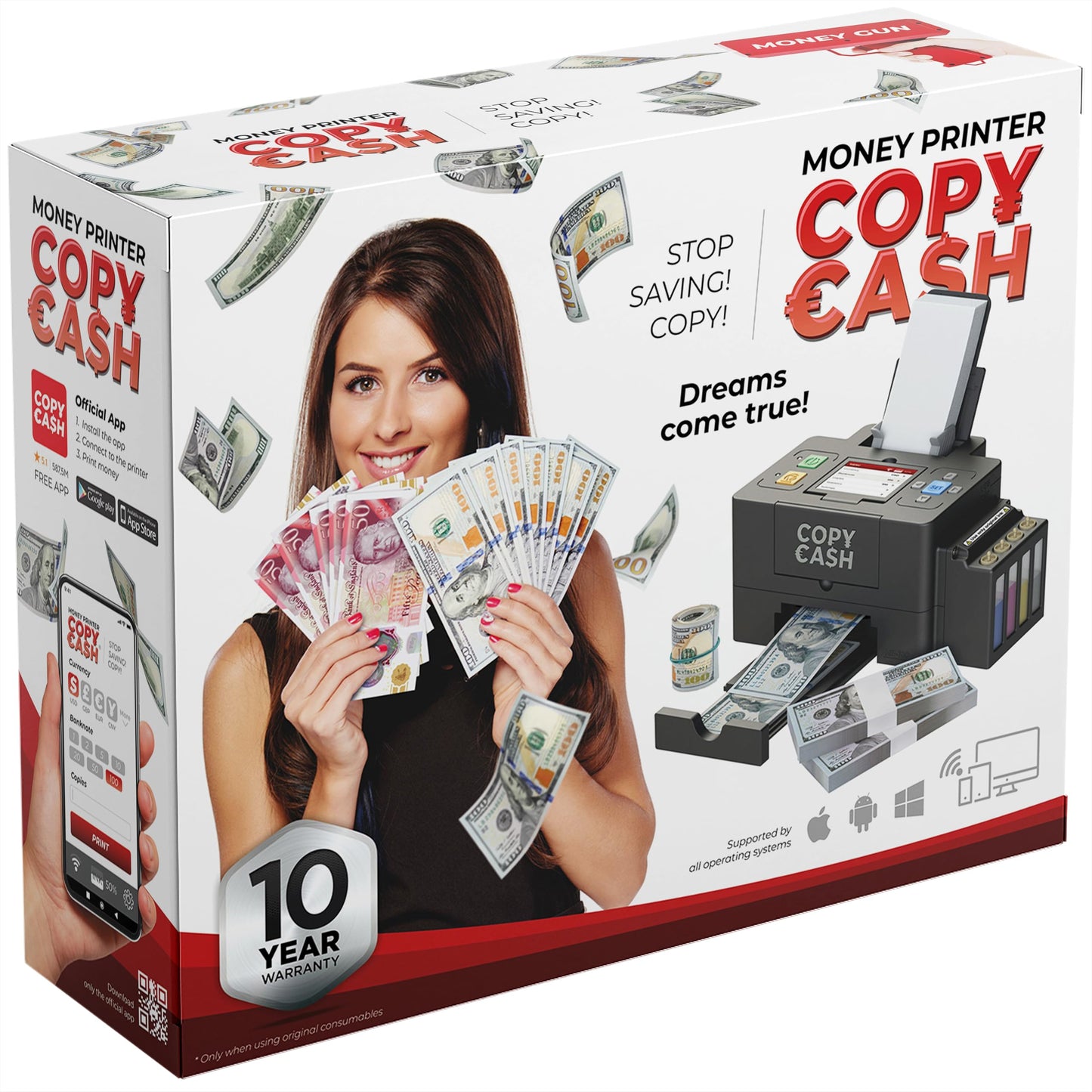 Jokebox CopyCash Prank Gift Box – Hilarious Empty Gift Box for Real Presents