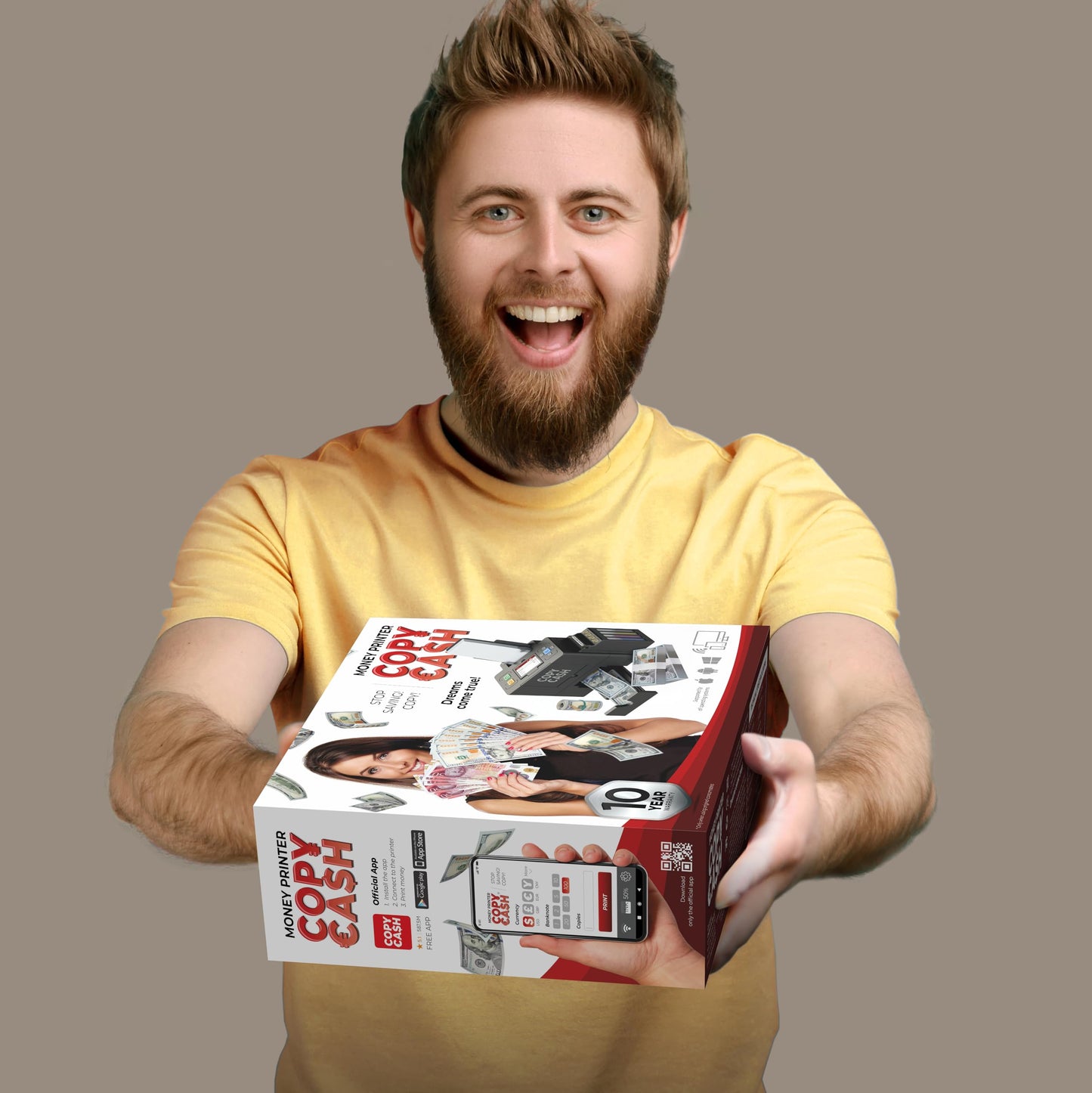 Jokebox CopyCash Prank Gift Box – Hilarious Empty Gift Box for Real Presents