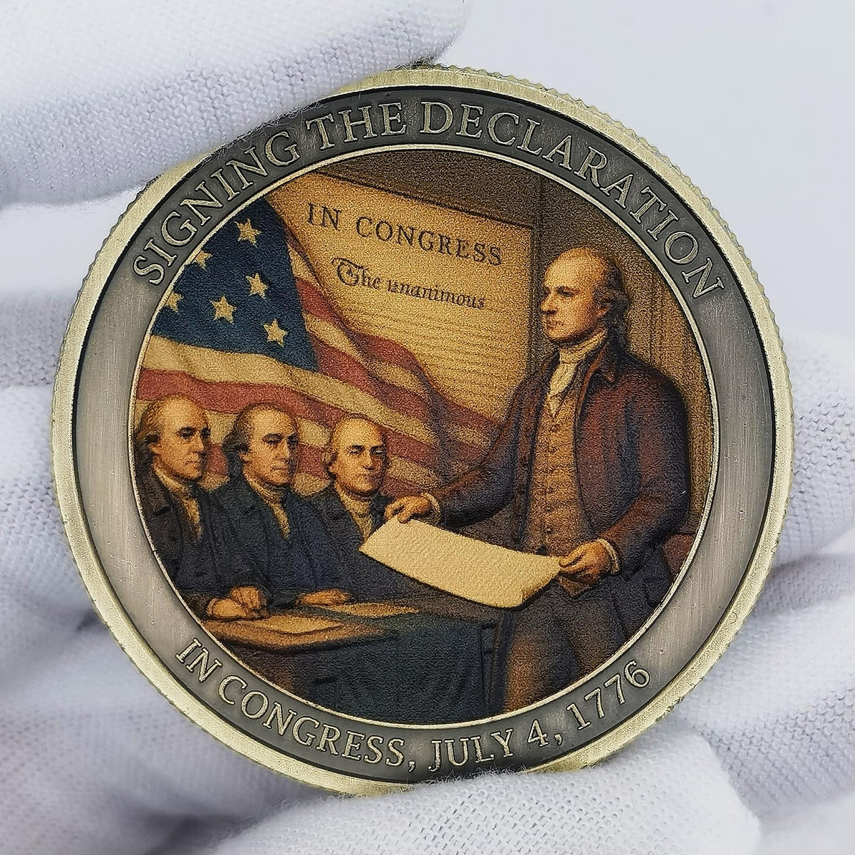 Jokimu 250th US Independence Anniversary Challenge Coin (1776–2026) – 250th A