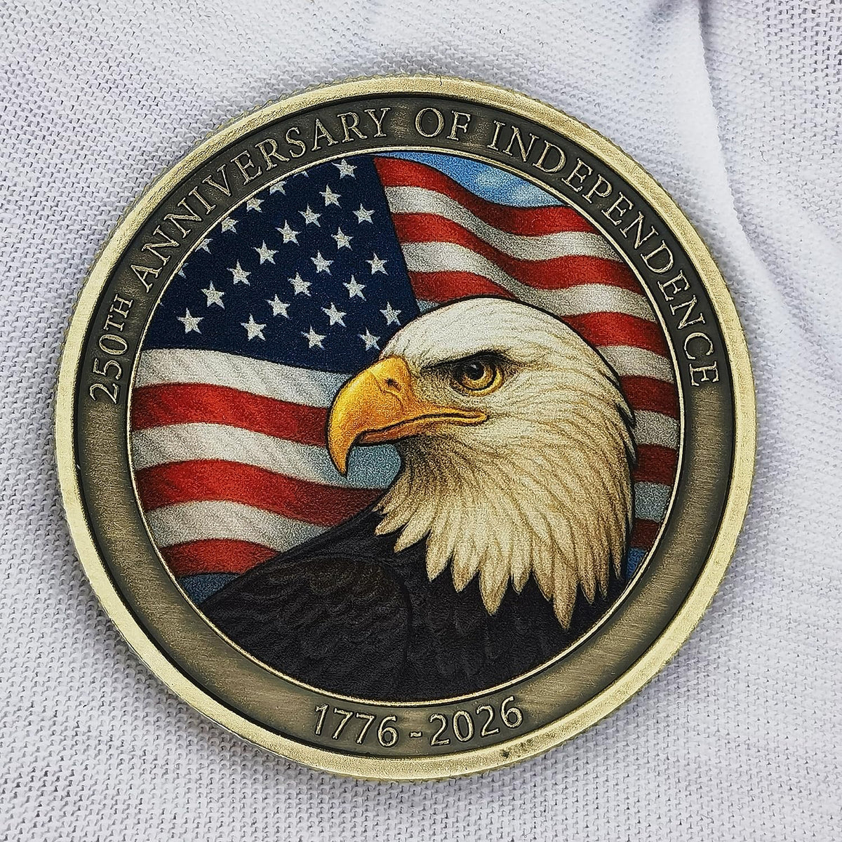 Jokimu 250th US Independence Anniversary Challenge Coin (1776–2026) – 250th A