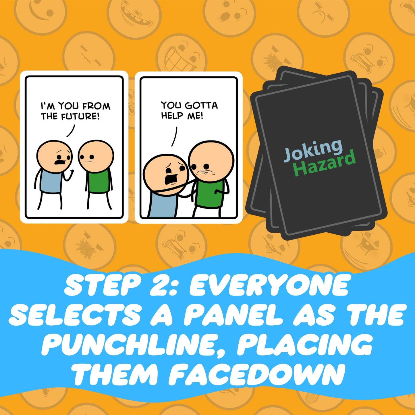 Joking Hazard by Cyanide & Happiness – 360+ Funny & Inappropriate Comic Card Game with Add-Your-Own-Words