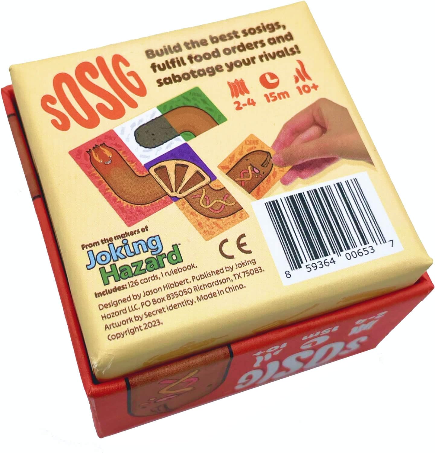 Joking Hazard Sosig: Family Friendly Card Game for 2-4 | Travel Sized