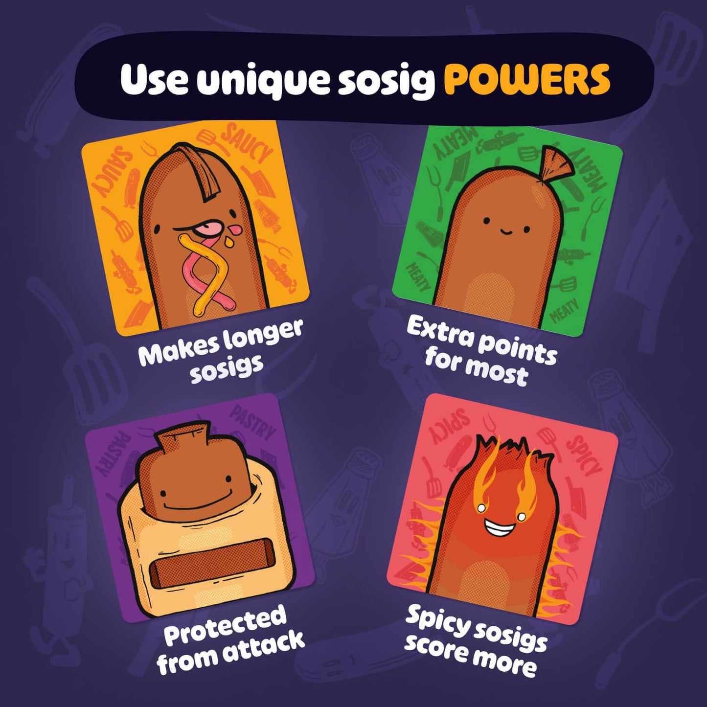 Joking Hazard Sosig: Family Friendly Card Game for 2-4 | Travel Sized