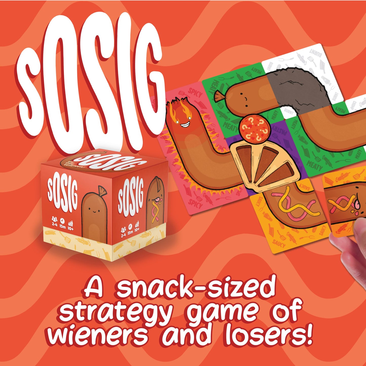 Joking Hazard Sosig: Family Friendly Card Game for 2-4 | Travel Sized