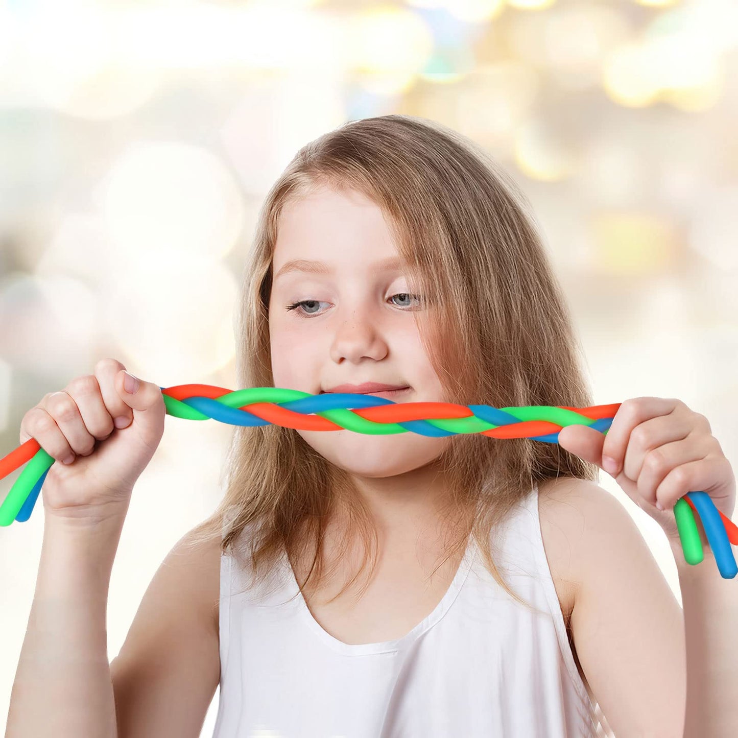 Jomelly 12-Pack Sensory Strings – Fidget Toys for Kids | Stress & Focus Support, Autism ADHD Sensory Toy Set