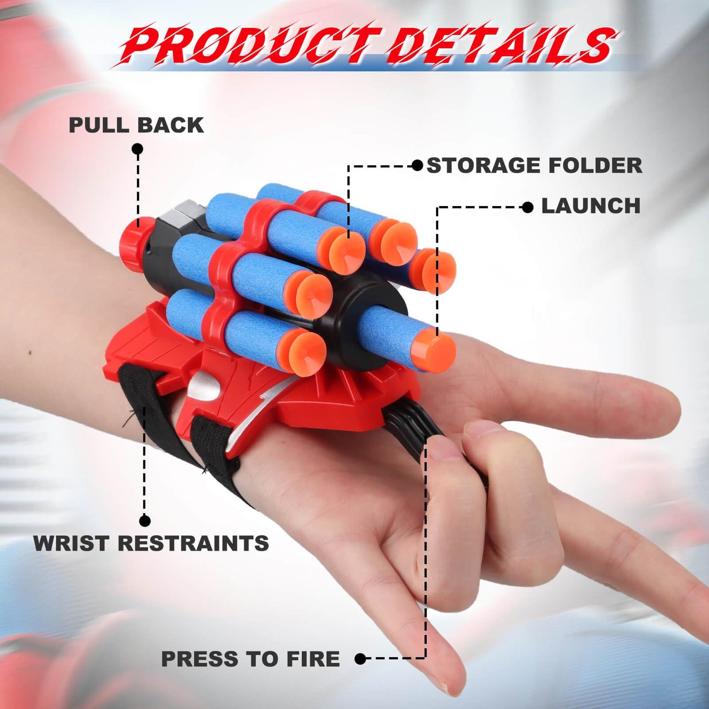 JONEG Web Shooters 2-Pack – Spider Glove Launcher Toy for Kids
