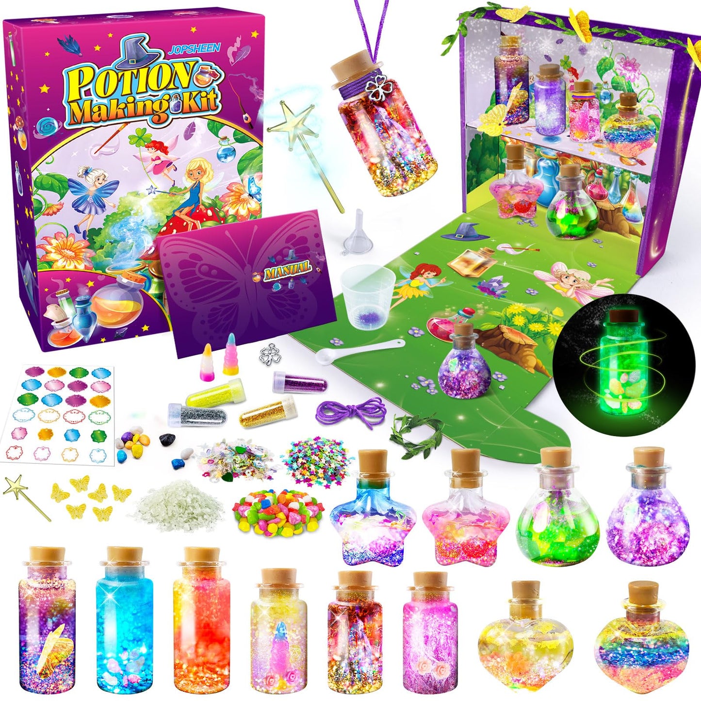 JOPSHEEN Potion Making Kit for Kids | DIY 12 Potions Craft Toys Gift
