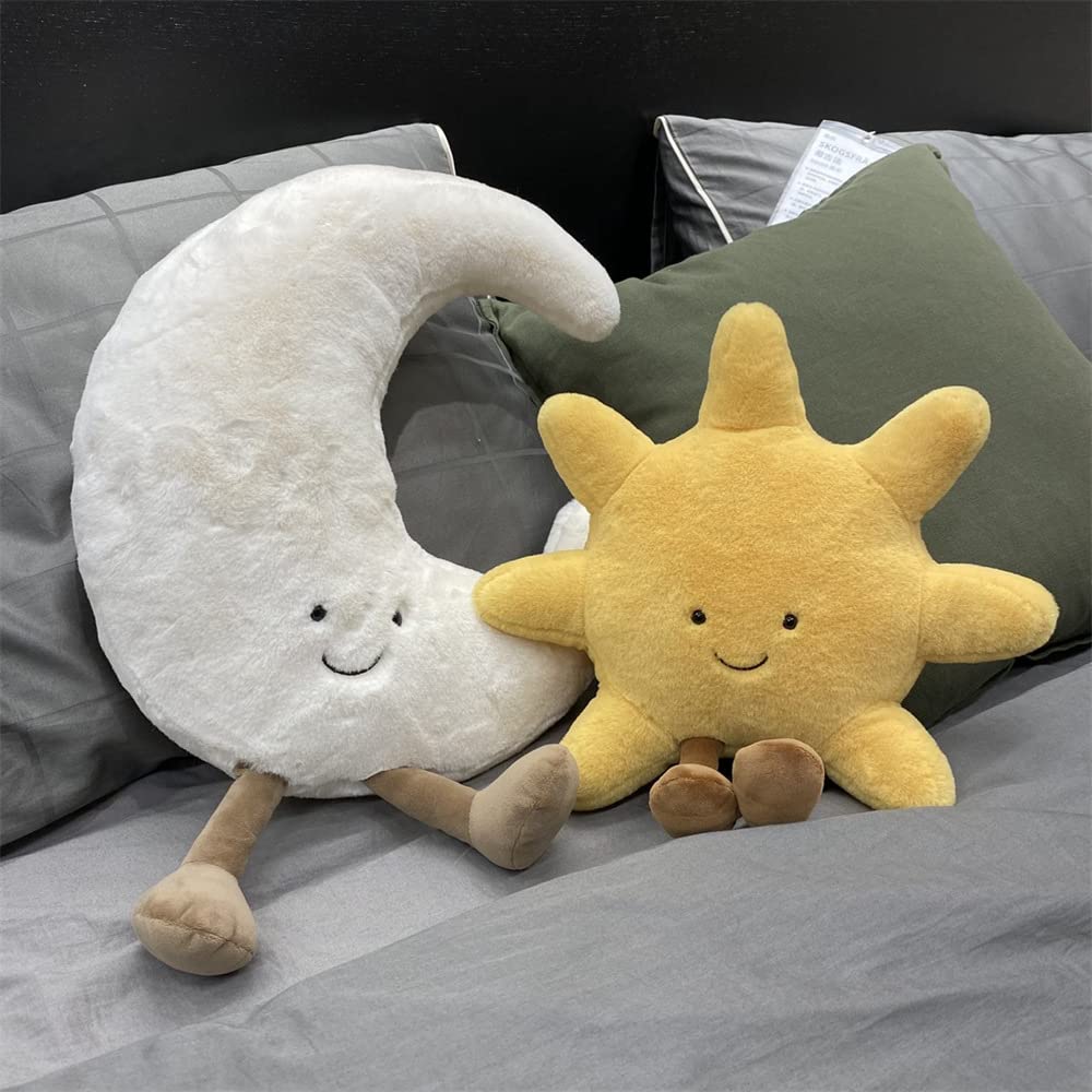 JOSON Sun Shaped Plush Toys – Soft Bedside Pillows for Kids & Home Decor