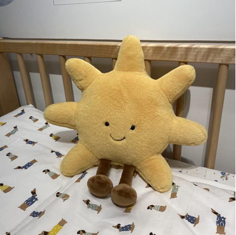 JOSON Sun Shaped Plush Toys – Soft Bedside Pillows for Kids & Home Decor