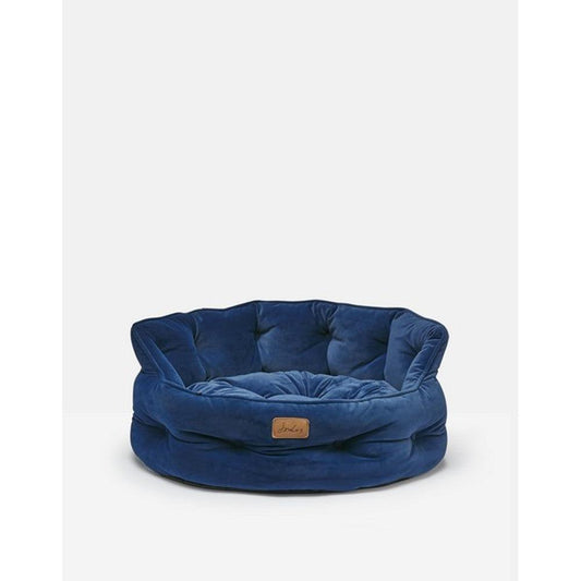 Joules Chesterfield Pet Bed Navy Large