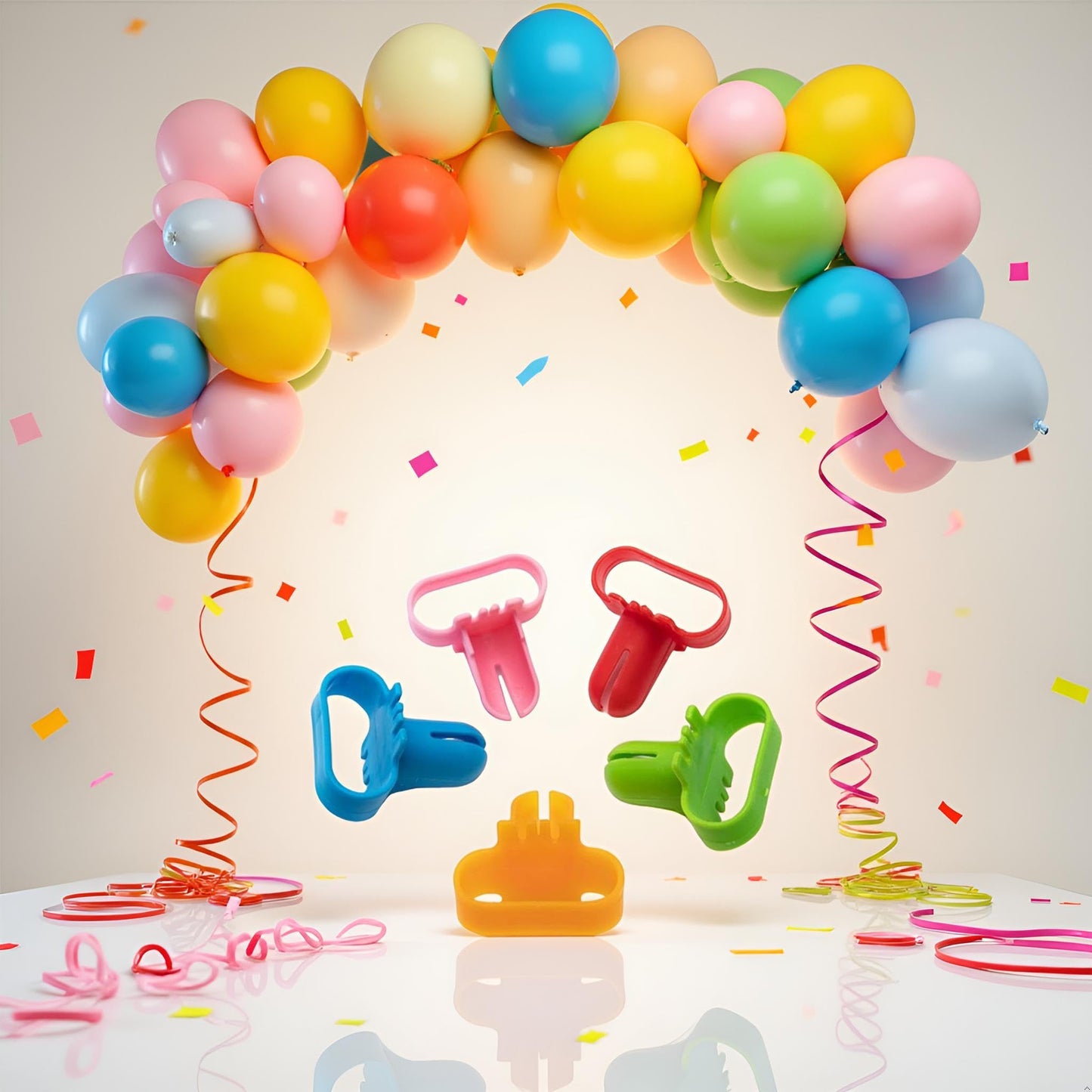 Jowxsx 5-Pcs Colorful Balloon Tie Tools – Columns & Arches