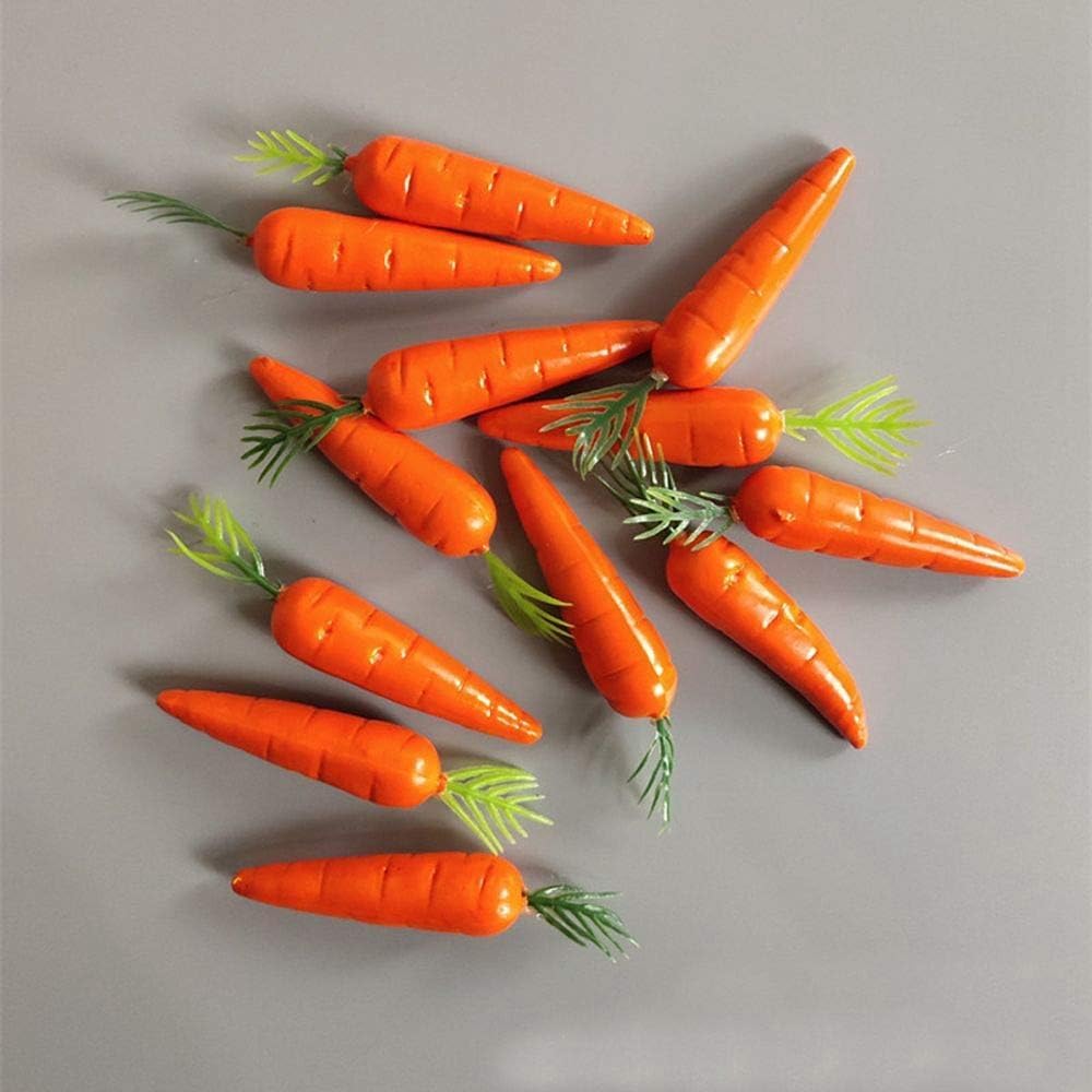 Jowxsx 30 Pcs Miniature Carrots – Realistic Resin Dollhouse Accessories