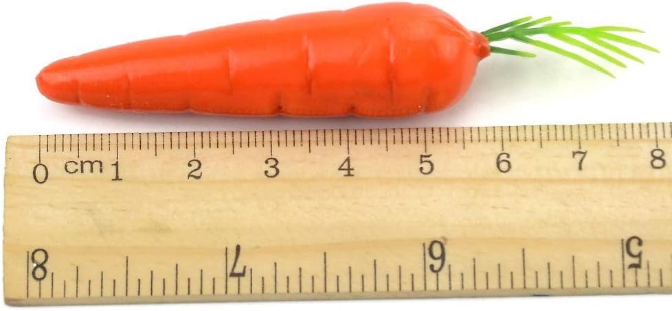 Jowxsx 30 Pcs Miniature Carrots – Realistic Resin Dollhouse Accessories