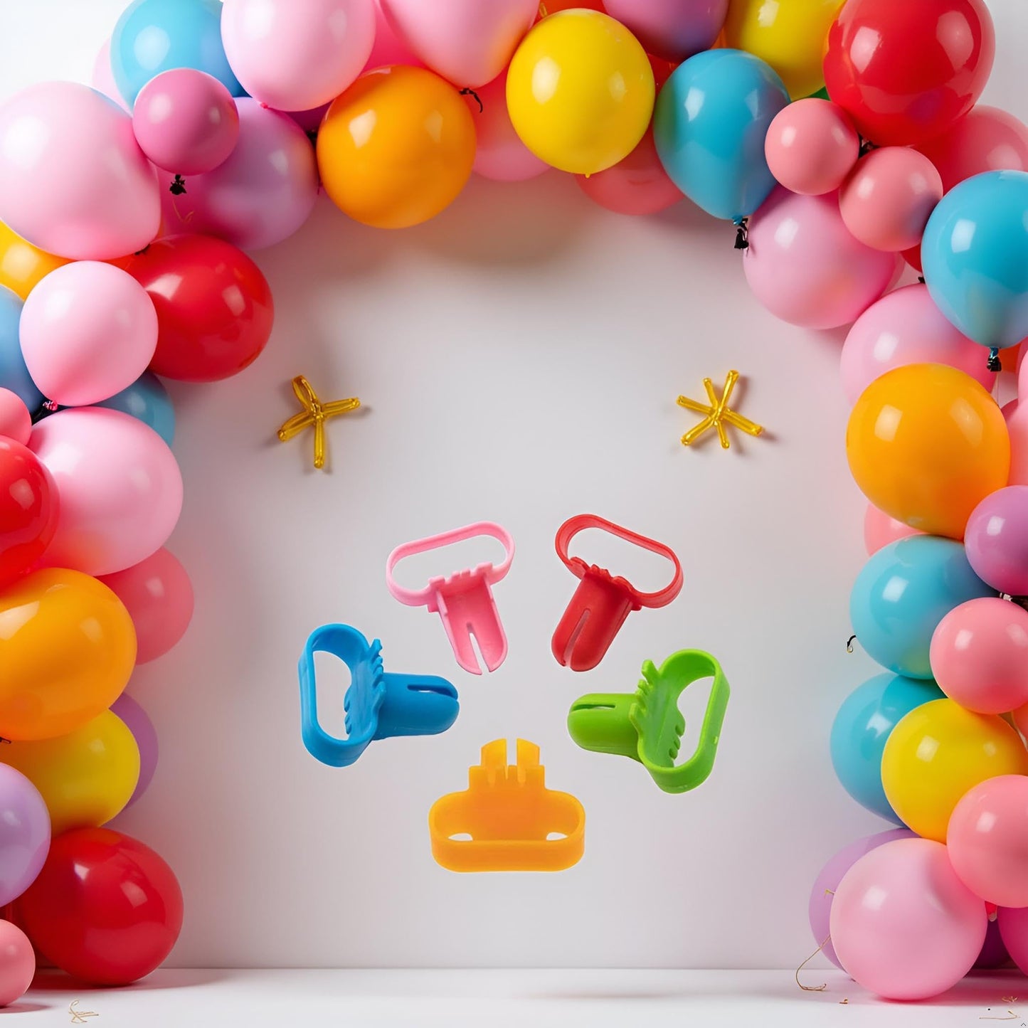 Jowxsx 5-Pcs Colorful Balloon Tie Tools – Columns & Arches