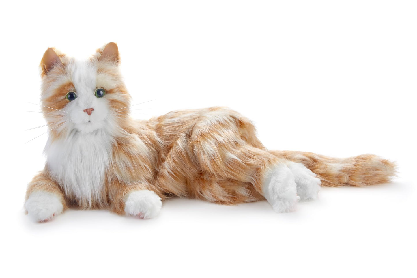 JOY FOR ALL Companion Cat - Realistic Animatronic Cat for Seniors | Soft-Touch Fur, Purring & Interactive Companionship