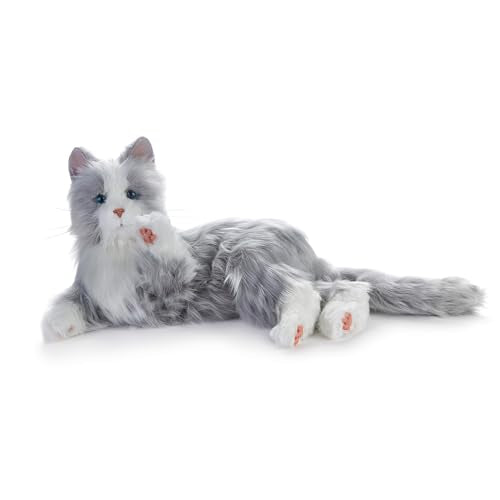 JOY FOR ALL Companion Cat - Lifelike Animatronic Pet for Seniors | Realistic Fur & Purring