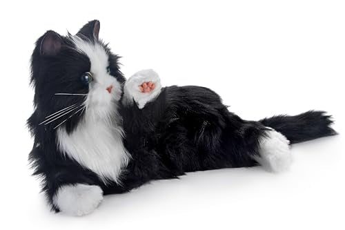 Joy For All Companion Cat — Lifelike Animatronic Tuxedo Cat for Seniors
