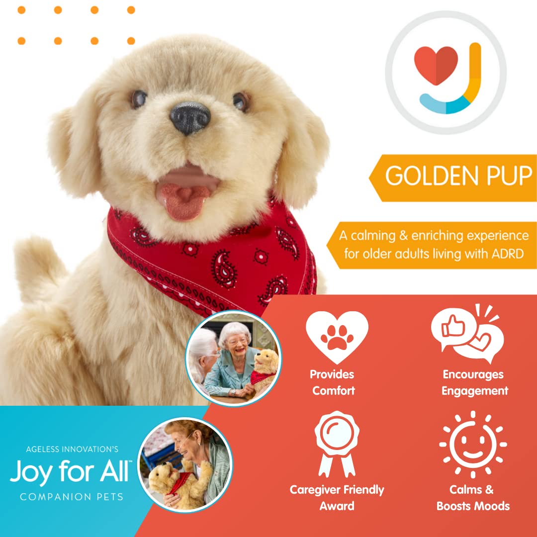 JOY FOR ALL Golden Pup – Ageless Innovation Companion Dog for Seniors
