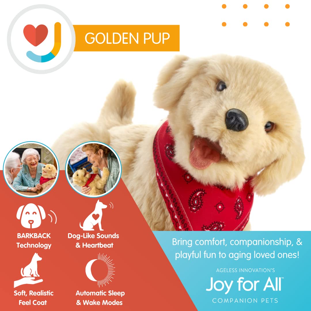 JOY FOR ALL Golden Pup – Ageless Innovation Companion Dog for Seniors