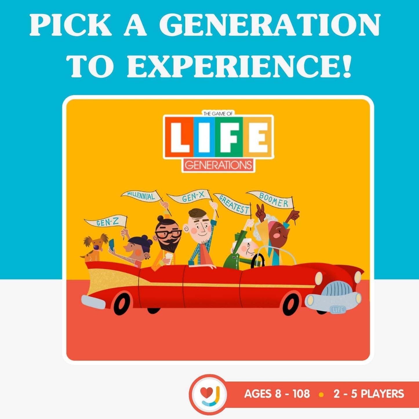 Joy for All The Game of Life Generations – Senior Board Game by JOY FOR ALL