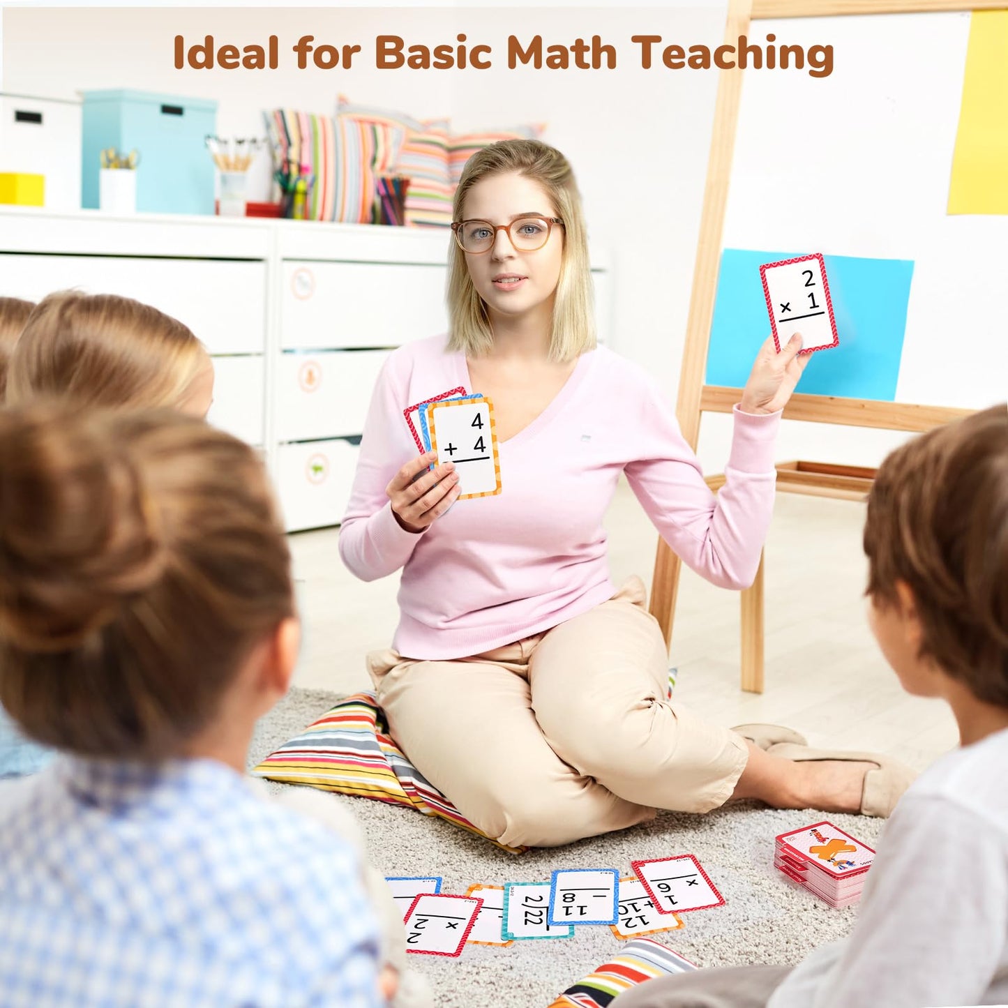 JoyCat 288 Math Flash Cards Set — Multiplication, Addition, Subtraction & Division (72 cards each) for 1st–5th Grade