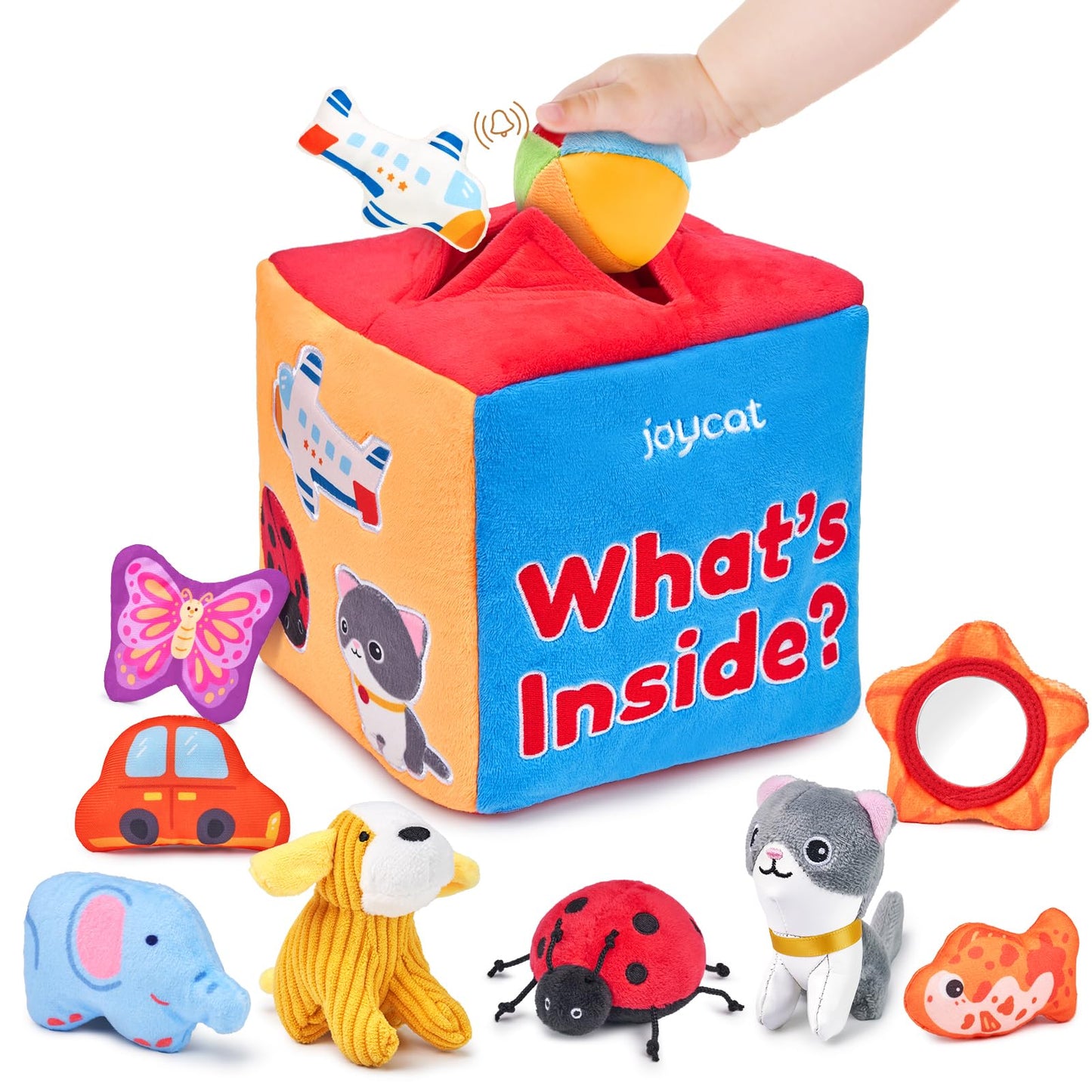 JoyCat Mystery Soft Box – 10 Sensory Toys for 6-12 Months