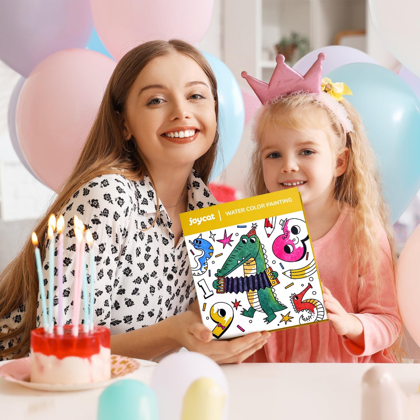 JoyCat Paint with Water Coloring Books for Toddlers – 3-in-1 Mess-Free Watercolor Set (Ages 3-5)