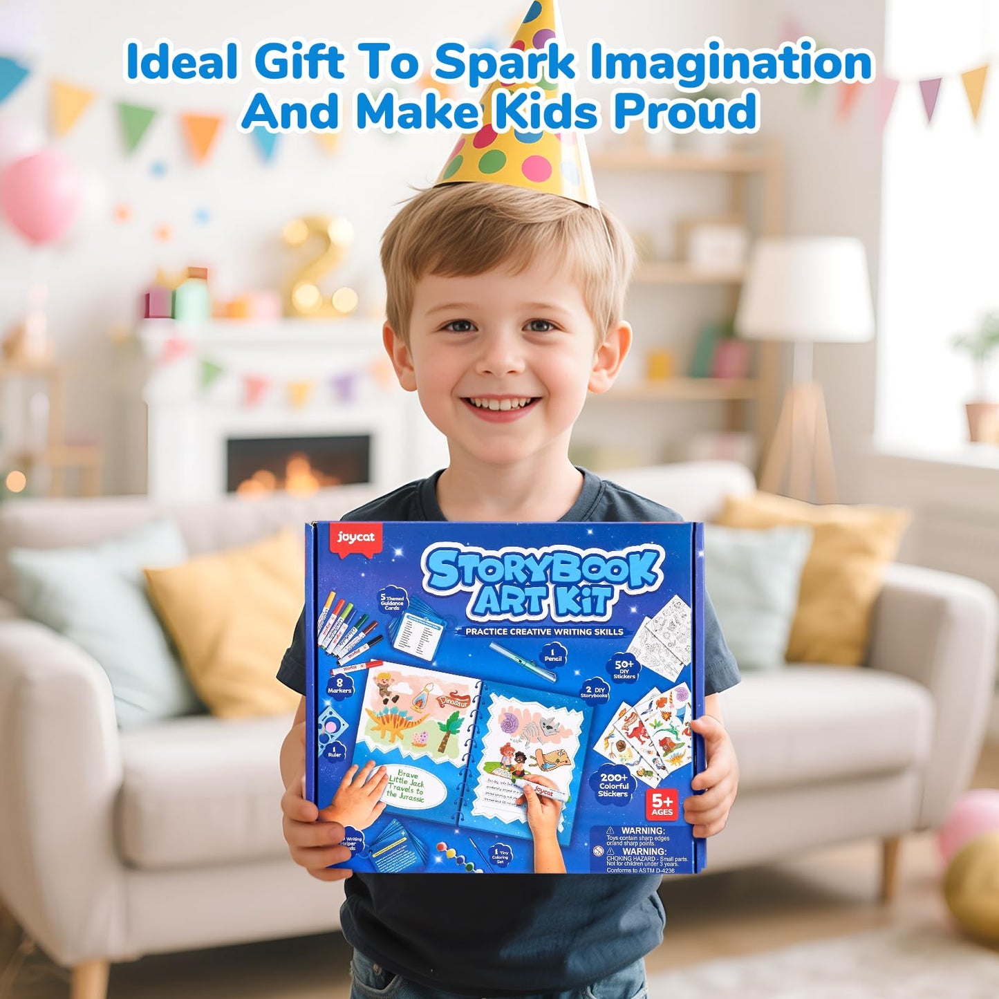 JoyCat Adventure Storybook Art Kit — Write, Draw & Create Your Own Book