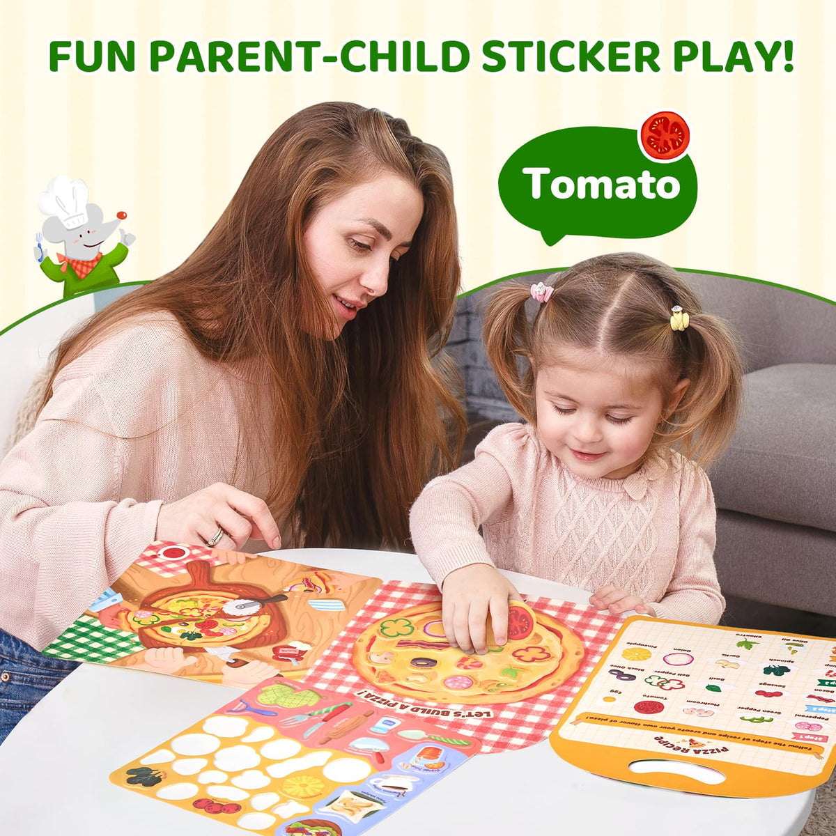 JoyCat Reusable Sticker Book | Jelly Stickers for Toddlers & Kids – Travel & Learning Edition