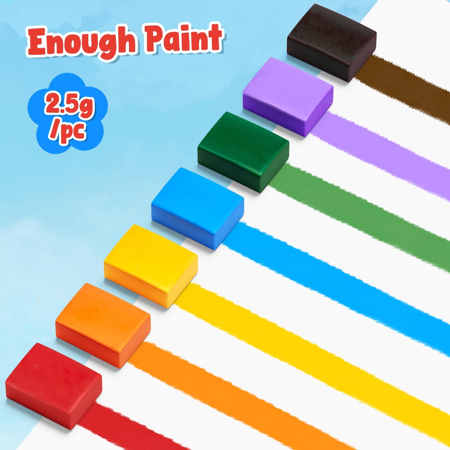 JoyCat Paint with Water Coloring Books – Farm Set for Kids 3–8